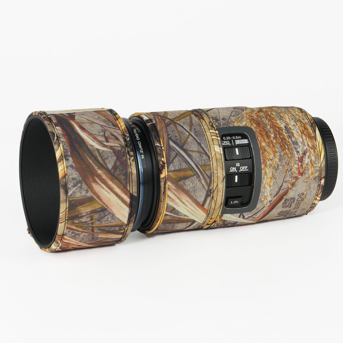 CHASING BIRDS Version IV Lens Camouflage Waterproof Coat for OLYMPUS 90mm F3.5 Macro IS PRO Rainproof Lens Protective Cover