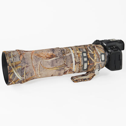 CHASING BIRDS Camouflage Waterproof Lens Coat for Canon RF 100-500mm F4.5-7.1 L is USM Rainproof Lens Protective Cover