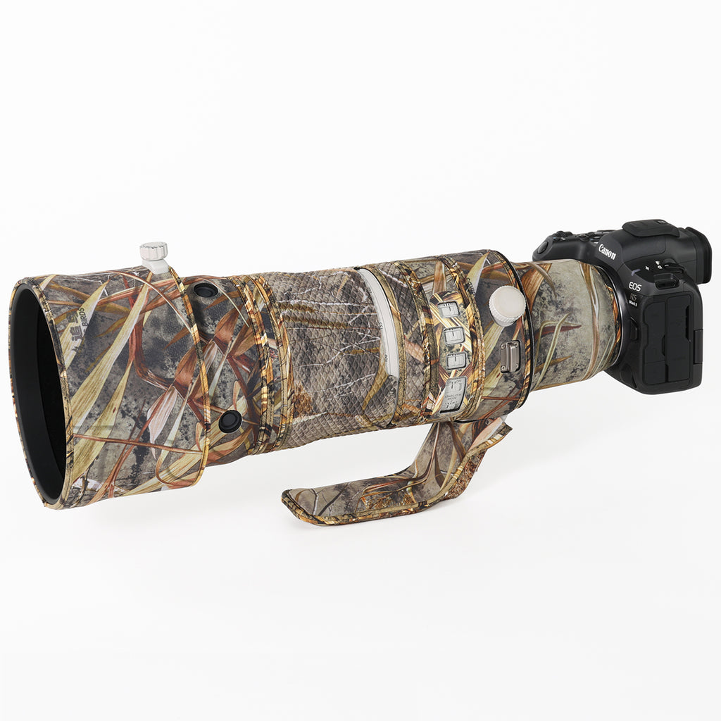 CHASING BIRDS Camouflage Waterproof Lens Coat for CANON RF 100-300mm F2.8 L IS USM Rainproof Lens Protective Cover