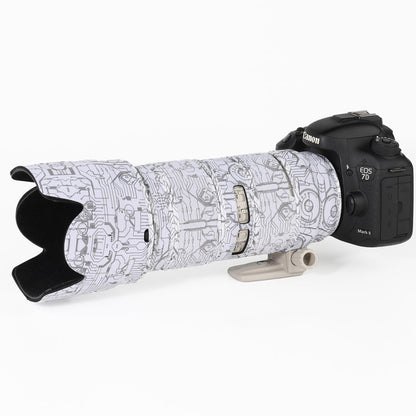 CHASING BIRDS Camouflage Waterproof Lens Coat for Canon EF 70-200mm F2.8 L is II III USM Rainproof Lens Protective Cover