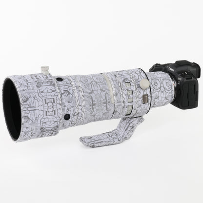 CHASING BIRDS Camouflage Waterproof Lens Coat for CANON RF 100-300mm F2.8 L IS USM Rainproof Lens Protective Cover