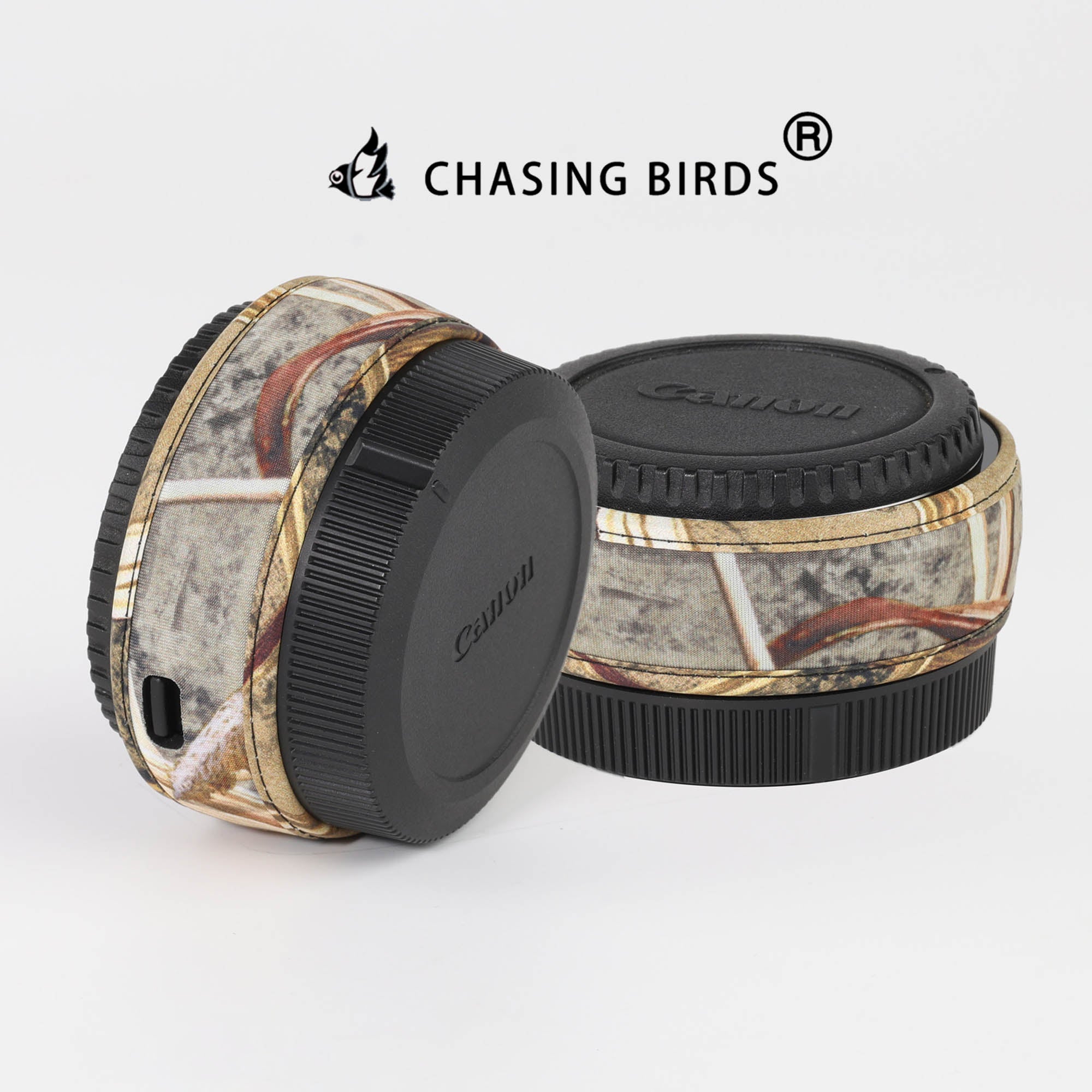 CHASING BIRDS Lens Camouflage Coat for CANON EF Bayonet Adapter EF-EOS R Rainproof Lens Protective Cover