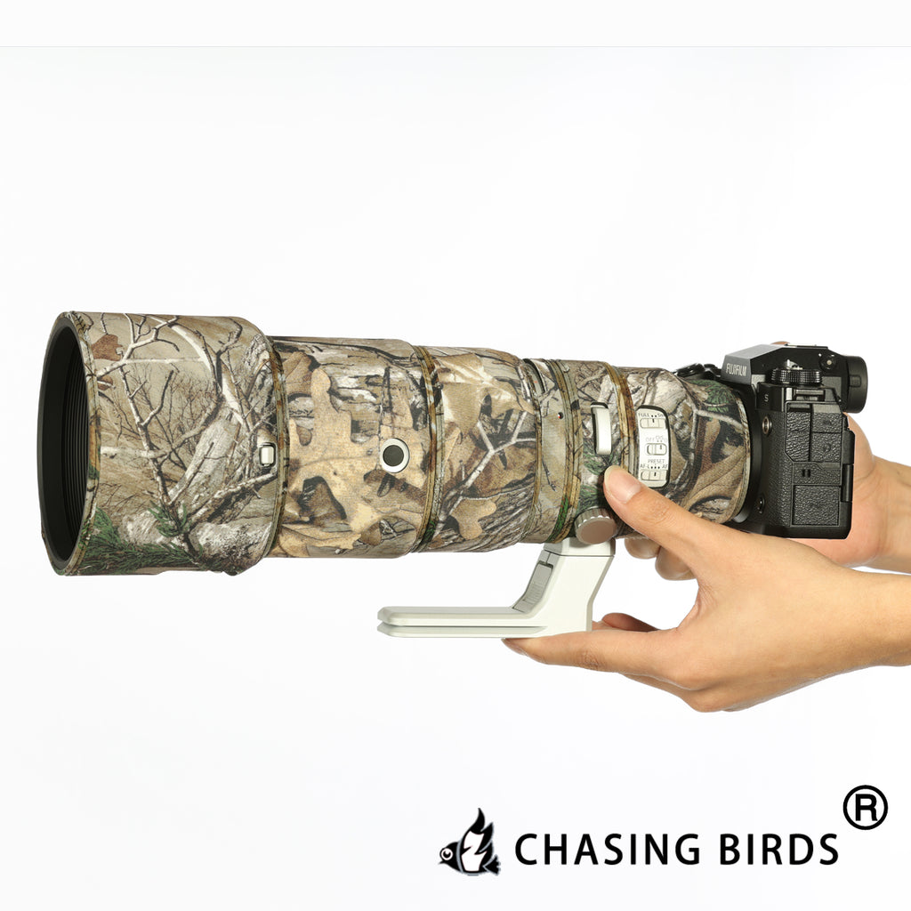 CHASING BIRDS Camouflage Waterproof Lens Coat for FUJIFILM XF 500mm F5.6 Rainproof Lens Protective Cover