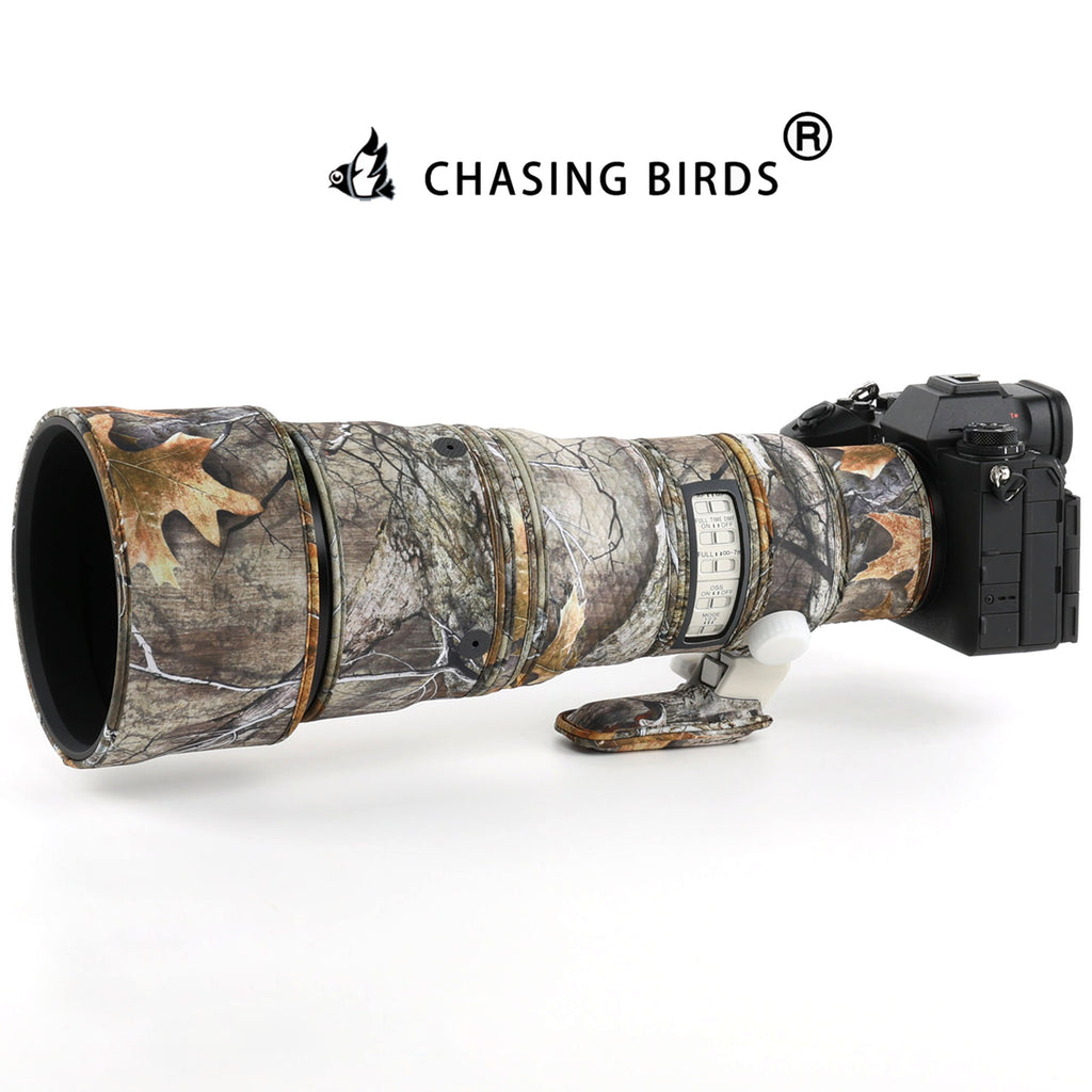 CHASING BIRDS Version V Lens Camouflage Waterproof Coat for SONY FE 600mm F6.3 GM OSS Rainproof Lens Protective Cover