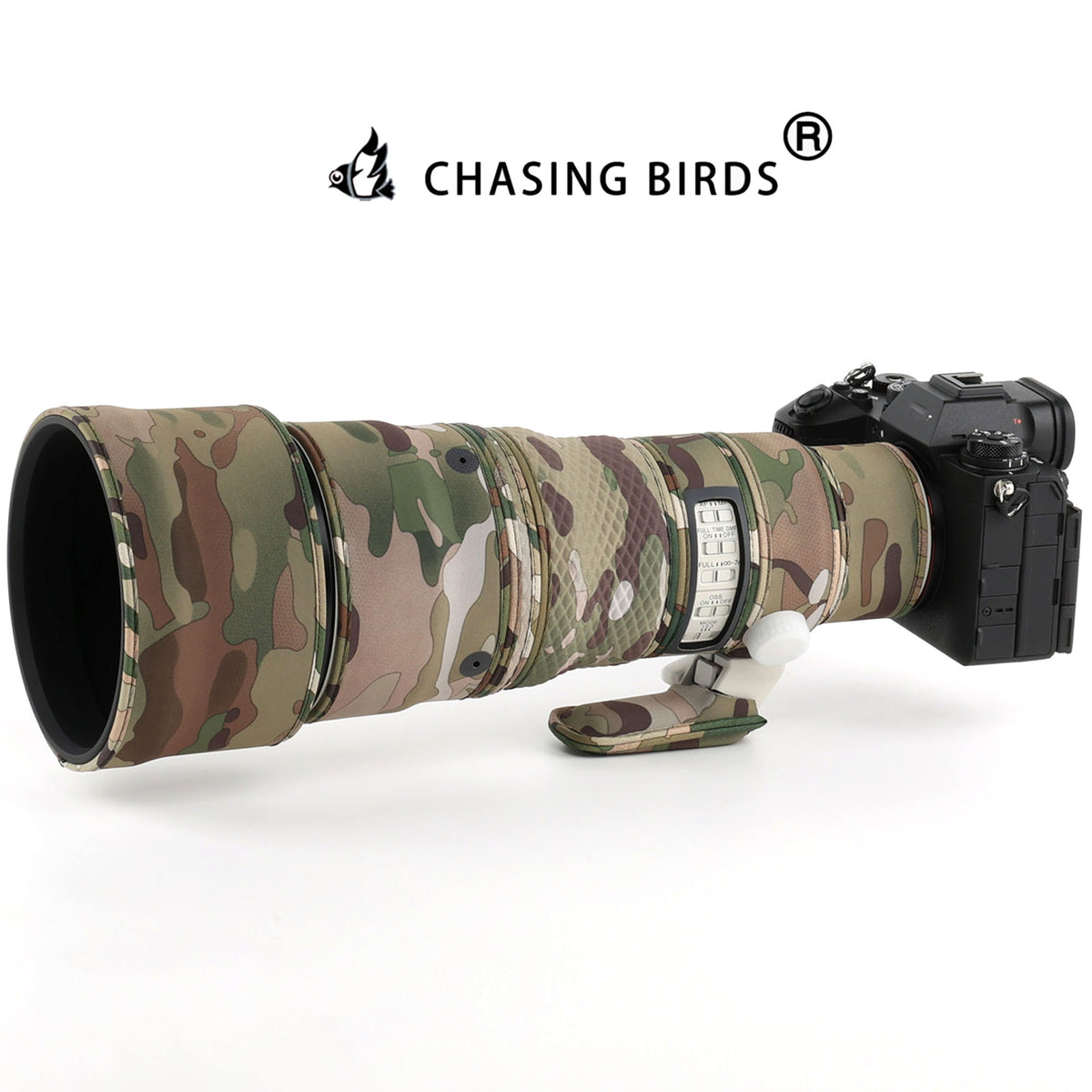 CHASING BIRDS Version V Lens Camouflage Waterproof Coat for SONY FE 400mm F4.5 GM OSS Rainproof Lens Protective Cover