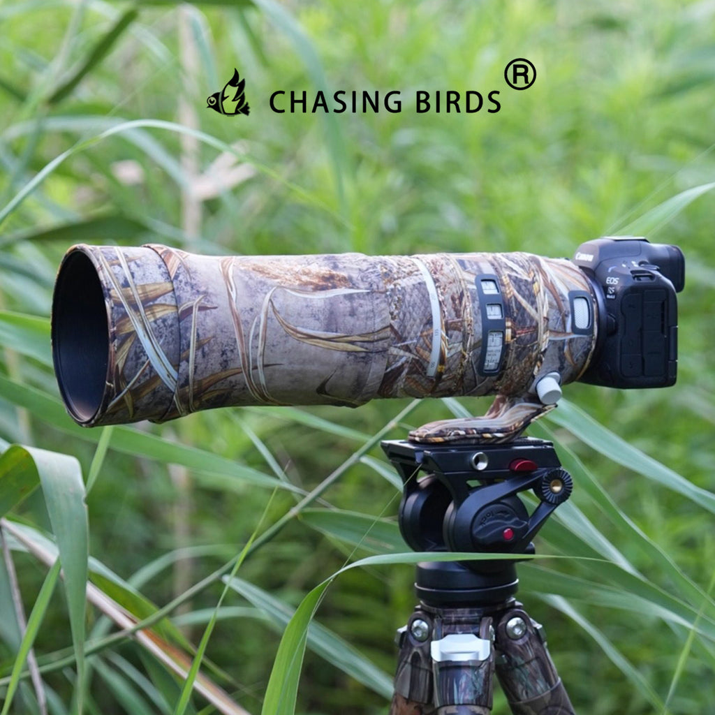 CHASING BIRDS Lens Camouflage Waterproof Coat for Canon RF 100-500mm F4.5-7.1 L IS USM Rainproof Lens Protective Cover Version IV