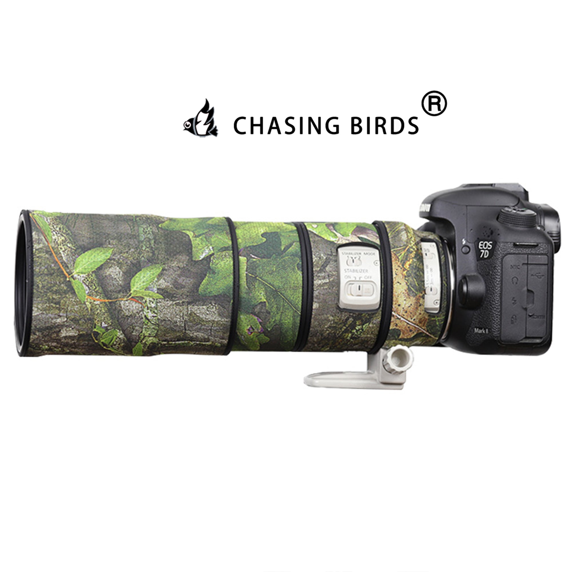 CHASING BIRDS Waterproof Lens Camouflage Coat for CANON EF 300mm F4 L IS USM Rainproof Lens Protective Cover