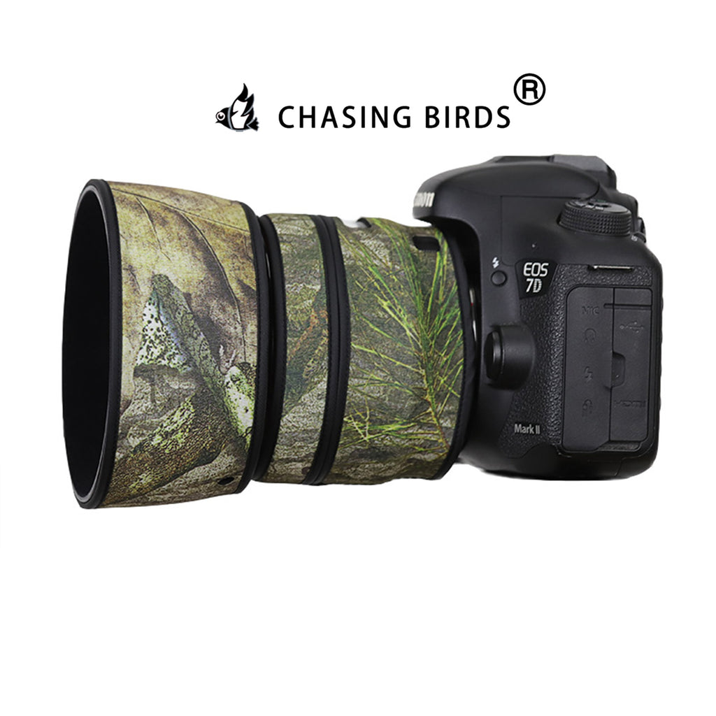 CHASING BIRDS Waterproof Lens Camouflage Coat for CANON EF 85mm F1.2 L USM Rainproof Lens Protective Cover