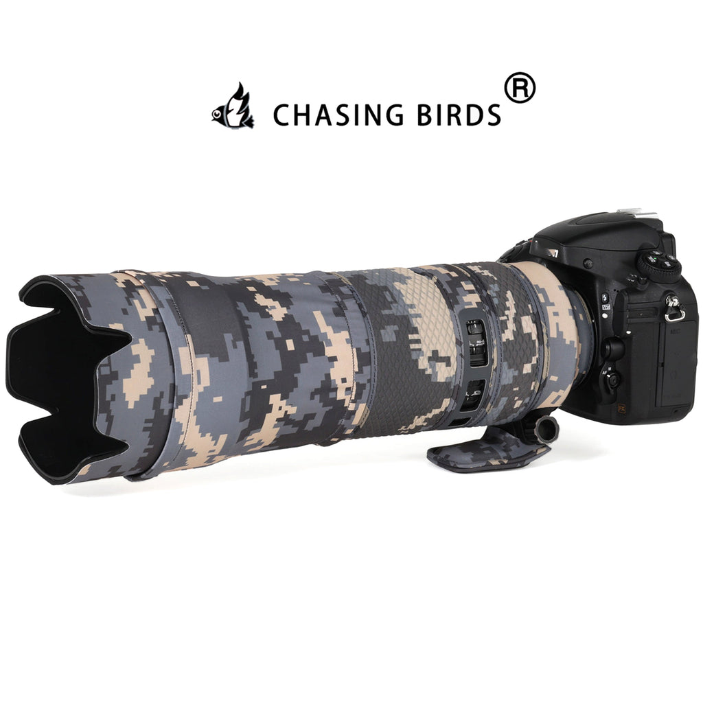 CHASING BIRDS Version IV Lens Camouflage Waterproof Coat for Nikon AF-S 80-400mm F4.5-5.6 G ED VR Rainproof Lens Protective Cover