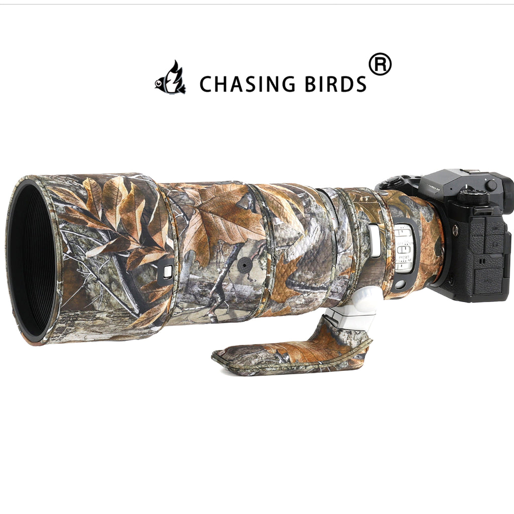 CHASING BIRDS Version V Lens Camouflage Waterproof Coat for FUJINON XF 400mm F4.5 R LM OIS WR Rainproof Lens Protective Cover
