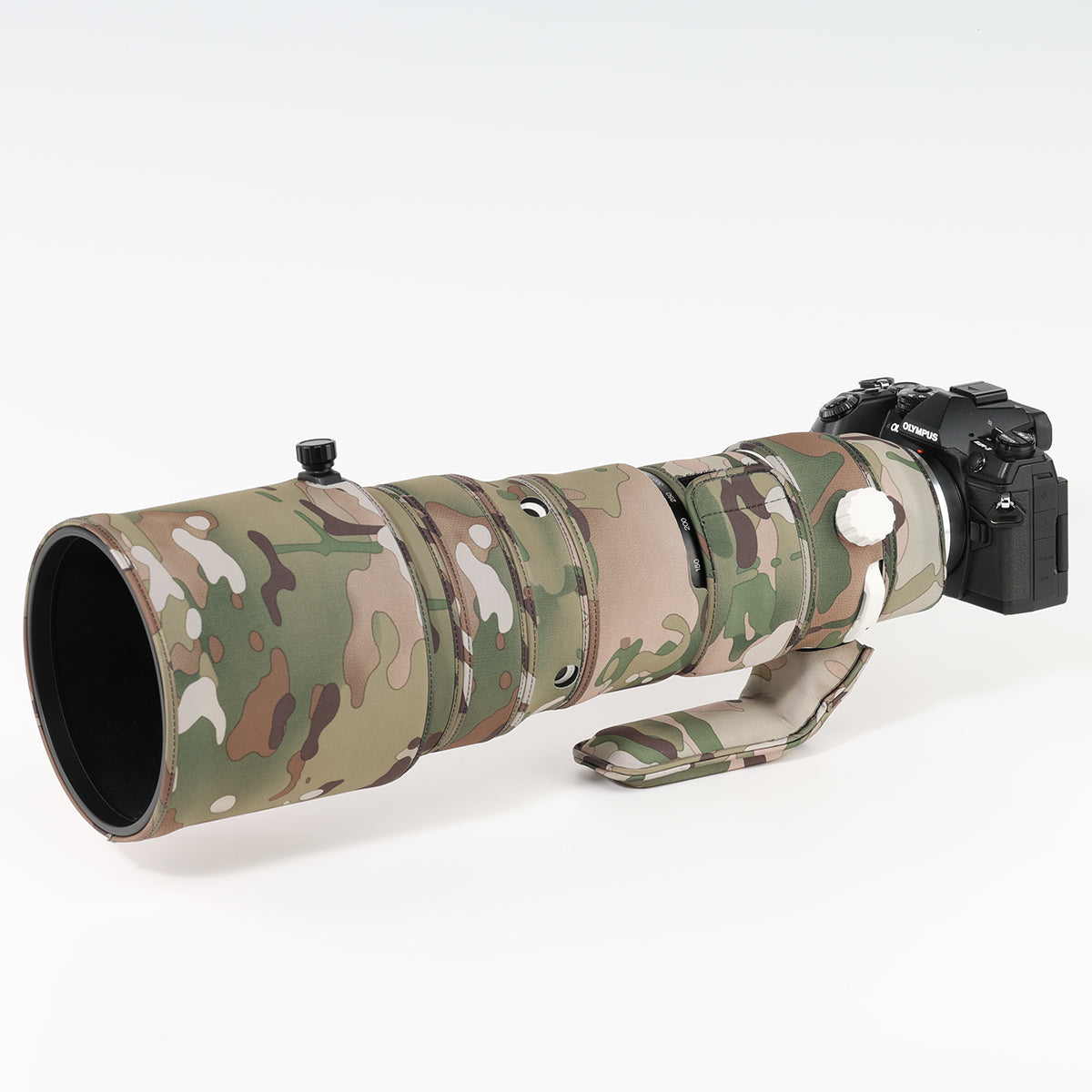 CHASING BIRDS Camouflage Waterproof Lens Coat for Olympus 150-400mm f4.5 TC1.25x IS PRO Rainproof Lens Protective Cover