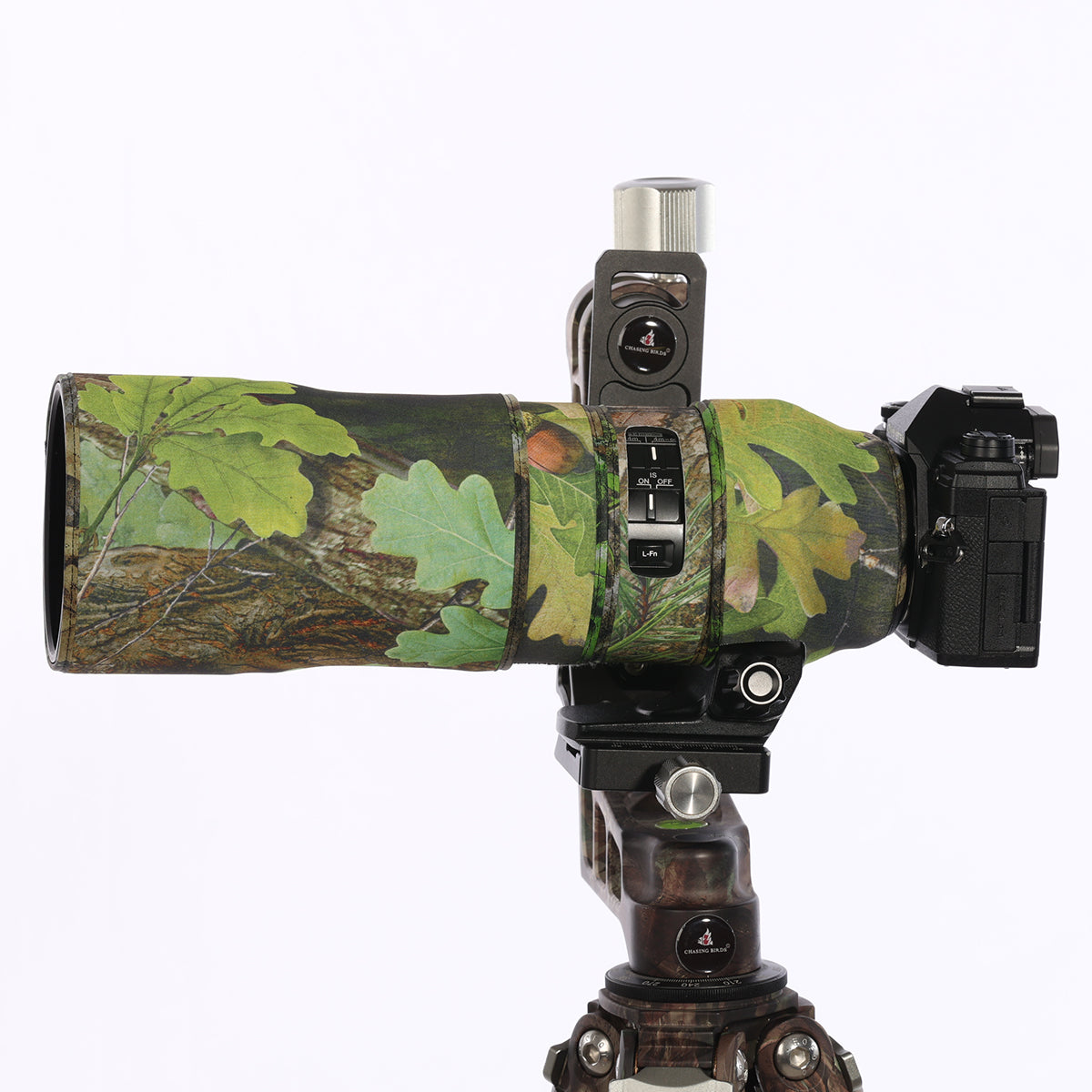 CHASING BIRDS Lens Camouflage Waterproof Coat for Olympus 300mm F4.0 IS PRO Rainproof Lens Protective Cover Version IV