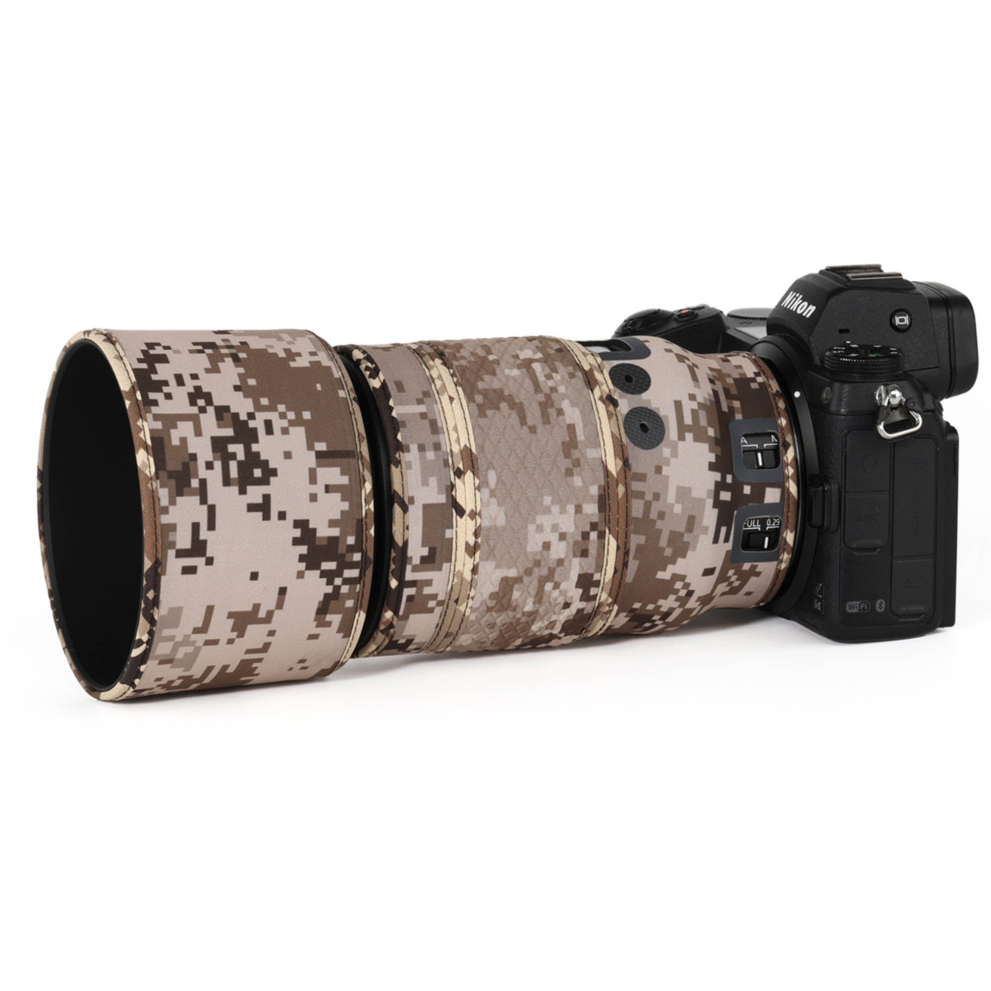 CHASING BIRDS Camouflage Waterproof Lens Coat for Nikon Z 105mm F2.8 VR S Rainproof Lens Protective Cover