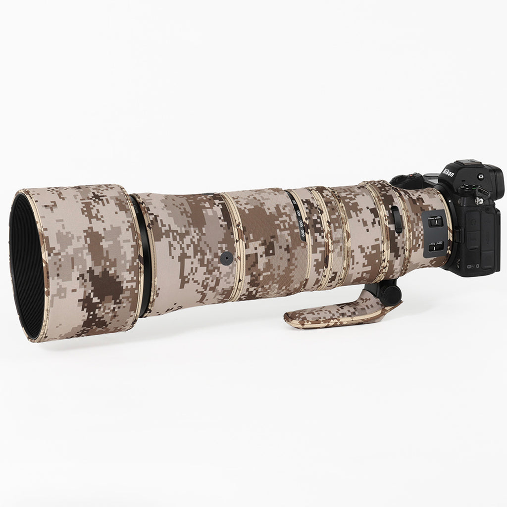CHASING BIRDS Lens Camouflage Waterproof Coat for NIKON Z 180-600mm F5.6 VR Rainproof Lens Protective Cover Version IV