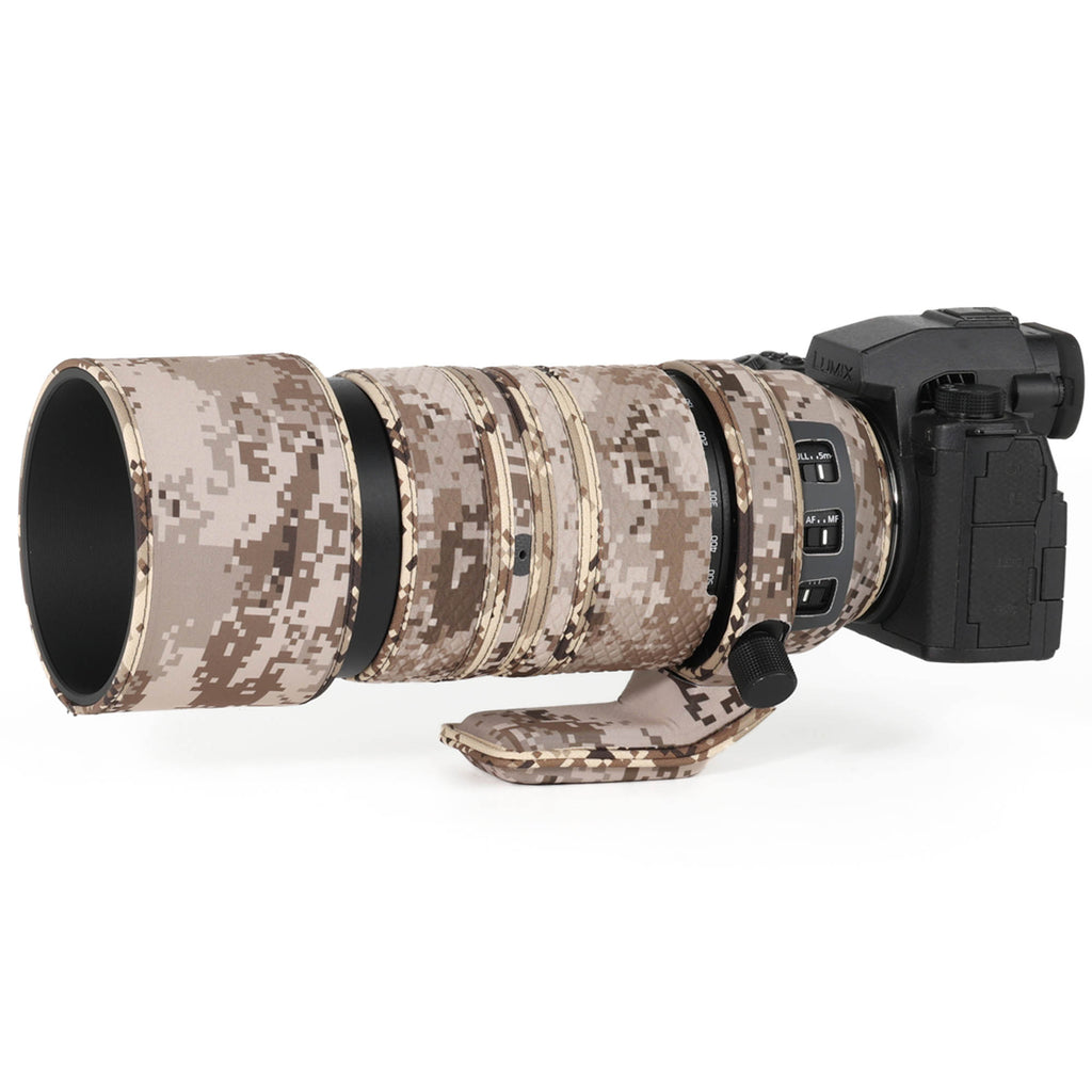CHASING BIRDS Lens Camouflage Waterproof Coat for LUMIX S 100-500mm F5-7.1 OIS Rainproof Lens Protective Cover Version IV