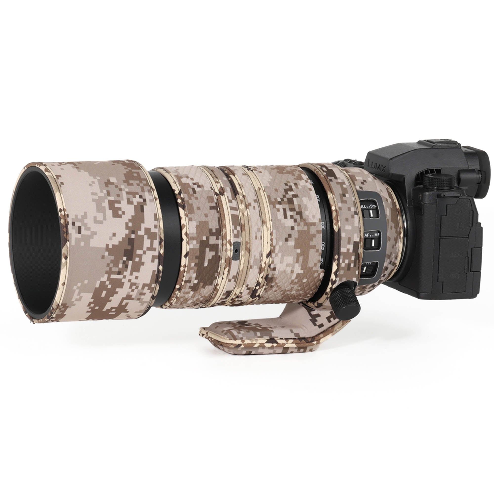 CHASING BIRDS Lens Camouflage Waterproof Coat for LUMIX S 100-500mm F5-7.1 OIS Rainproof Lens Protective Cover Version IV