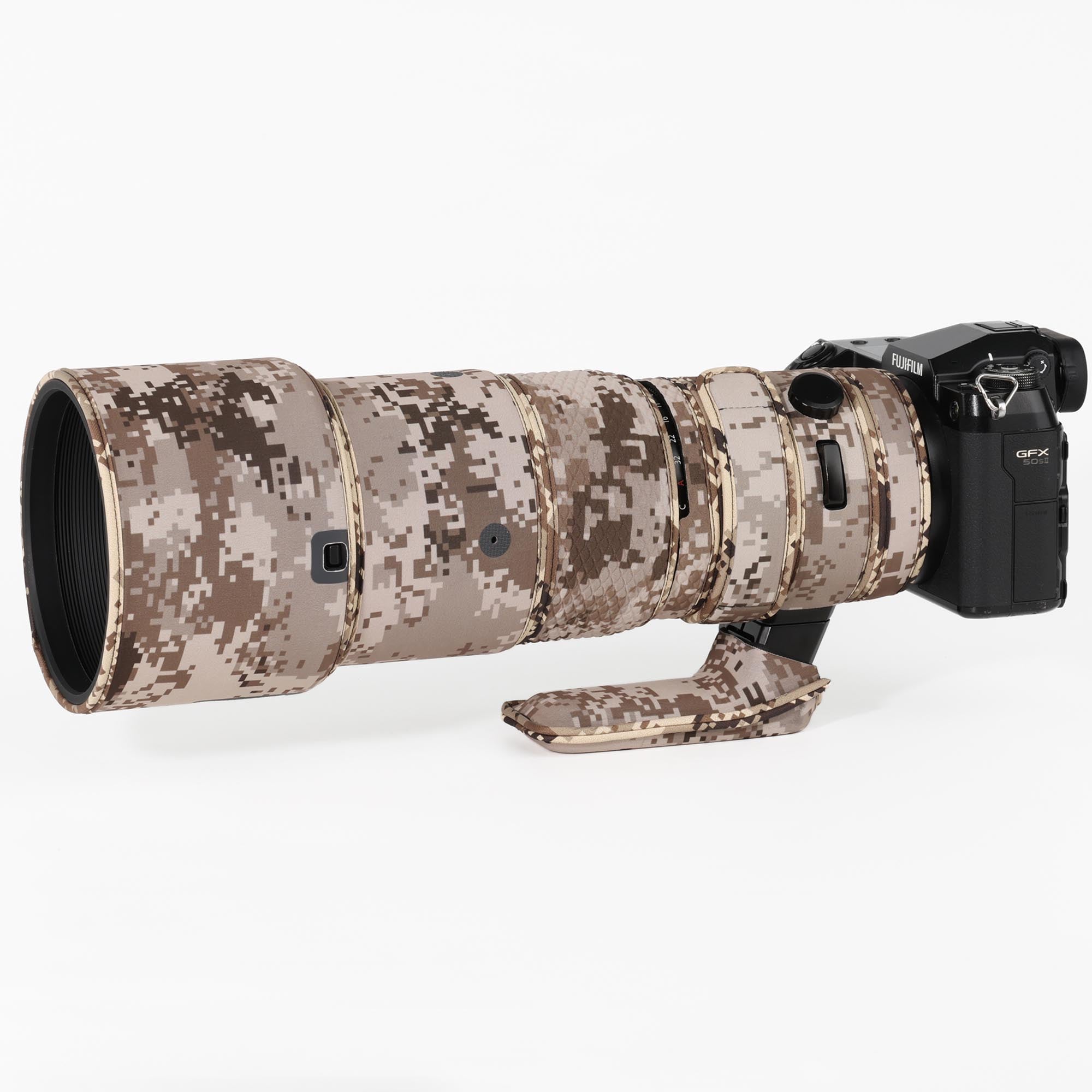 CHASING BIRDS Lens Camouflage Waterproof Coat for FUJIFILM GF 500mm F5.6 R LM OIS WR Rainproof Lens Protective Cover Version IV