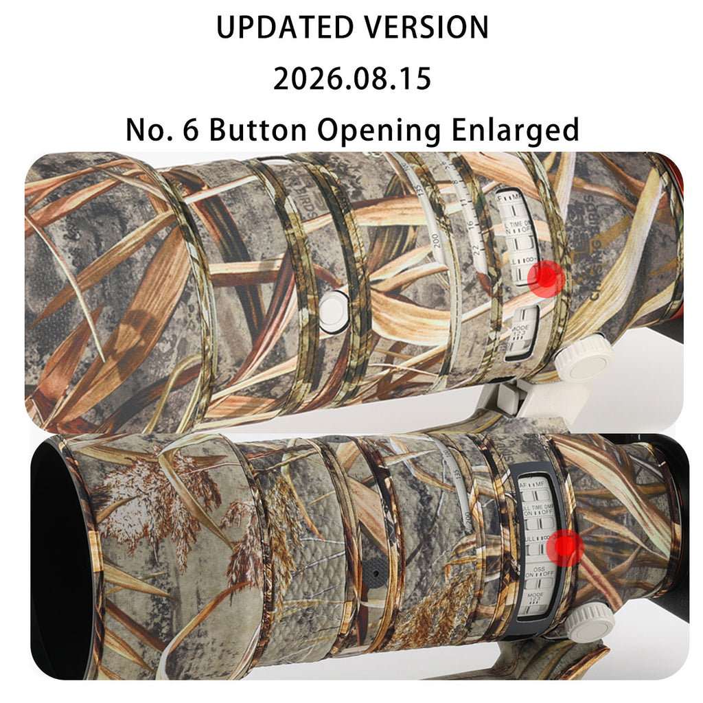 CHASING BIRDS Version IV Lens Camouflage Waterproof Coat for SONY FE 70-200mm F2.8 GM OSS II Rainproof Lens Protective Cover