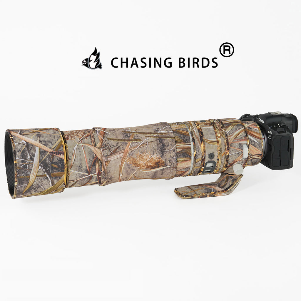 CHASING BIRDS Camouflage Waterproof Lens Coat for CANON RF 200-800mm F6.3-9 IS USM Rainproof Lens Protective Cover