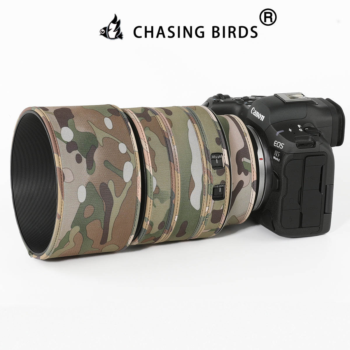 CHASING BIRDS Lens Camouflage Waterproof Coat for Canon RF 85mm F1.2 L IS USM Rainproof Lens Protective Cover Version IV