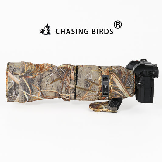 CHASING BIRDS Camouflage Waterproof Lens Coat for Olympus 100-400mm F5.0-6.3 is ED MSC Rainproof Lens Protective Cover