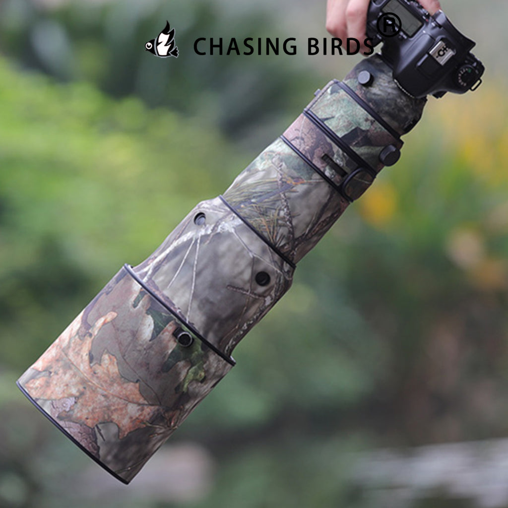 CHASING BIRDS Camouflage Waterproof Lens Coat for Sigma 500mm F4 DG OS HSM Sports Rainproof Lens Protective Cover