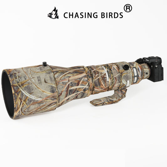 CHASING BIRDS Camouflage Waterproof Lens Coat for Sigma 300-600mm DG OS Sports Rainproof Lens Protective Cover