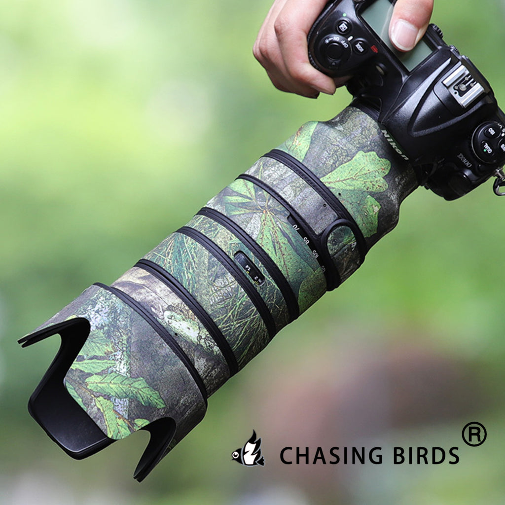 CHASING BIRDS Version IV Waterproof Lens Camouflage Coat for NIKON AF-S 70-200mm F2.8 Rainproof Lens Protective Cover