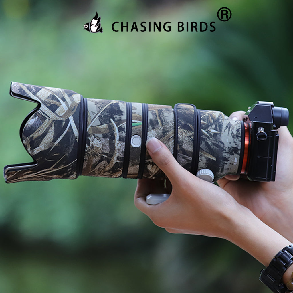 CHASING BIRDS Version IV Waterproof Lens Camouflage Coat for Sony FE 70-200mm F2.8 GM OSS Rainproof Lens Protective Cover