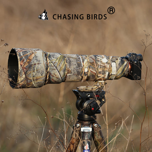 CHASING BIRDS Camouflage Waterproof Lens Coat for Sony FE 400-800mm F6.3-8 G OSS Rainproof Lens Protective Cover