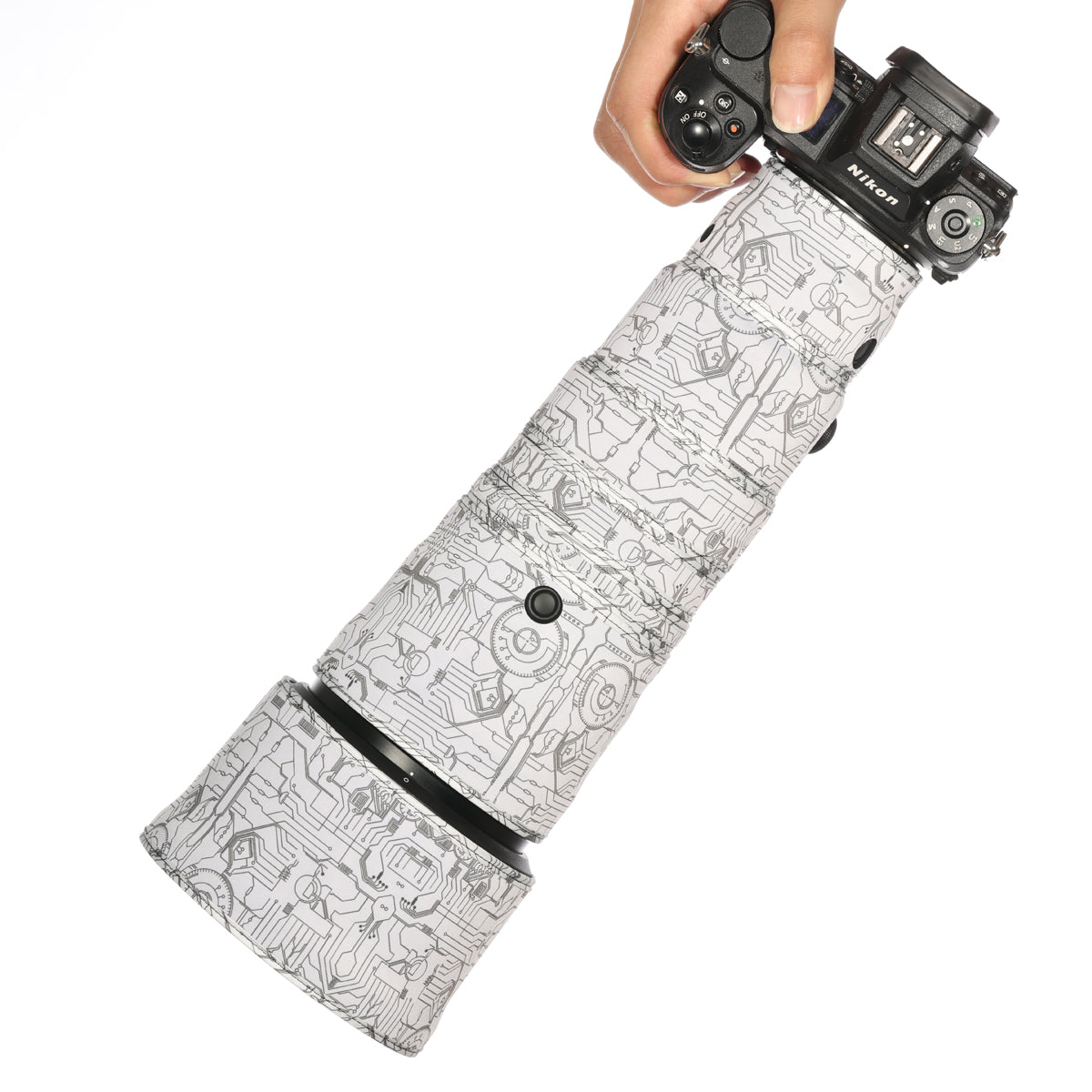 CHASING BIRDS Camouflage Waterproof Lens Coat for Nikon Z 600mm F6.3 VR S Rainproof Lens Protective Cover