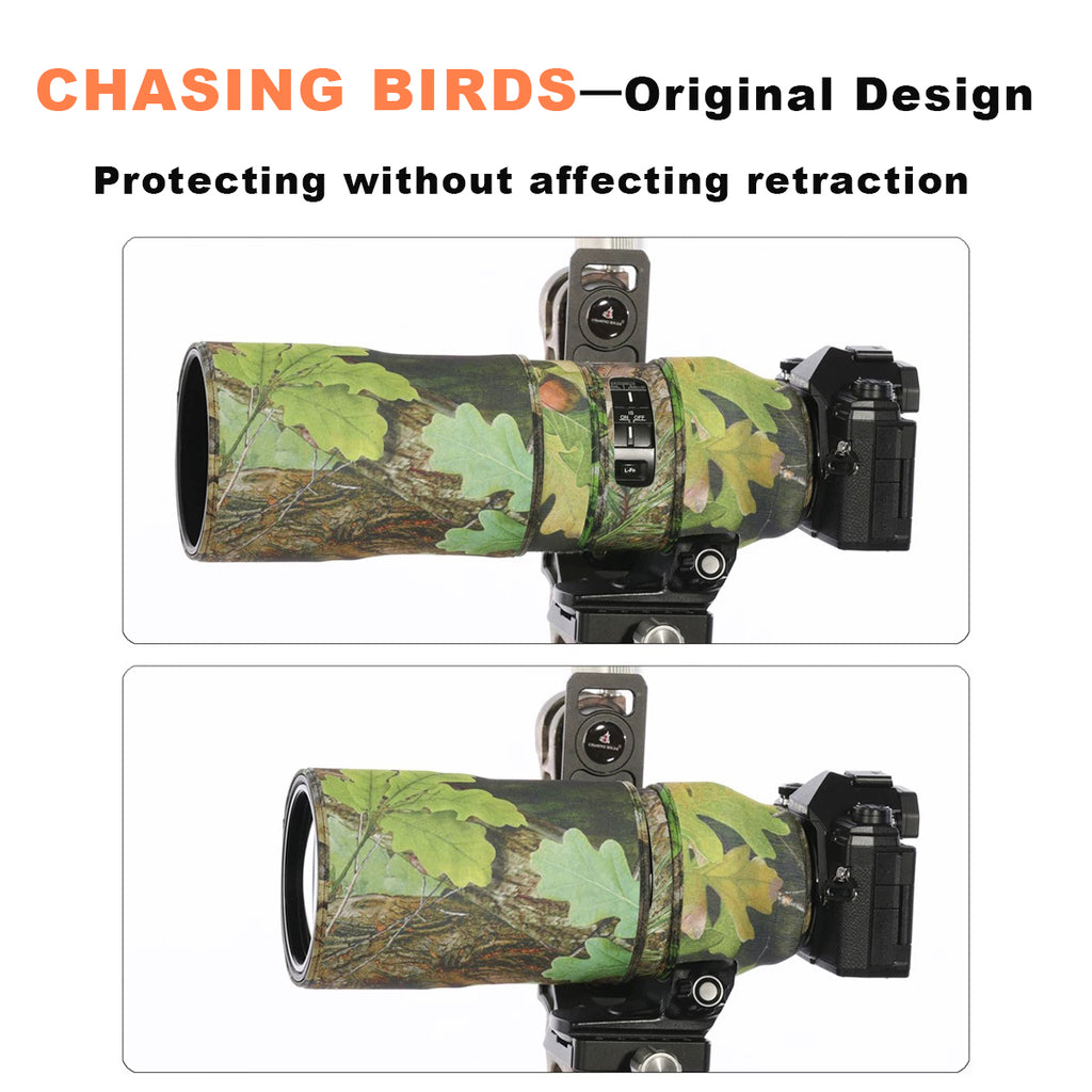 CHASING BIRDS Lens Camouflage Waterproof Coat for Olympus 300mm F4.0 IS PRO Rainproof Lens Protective Cover Version IV