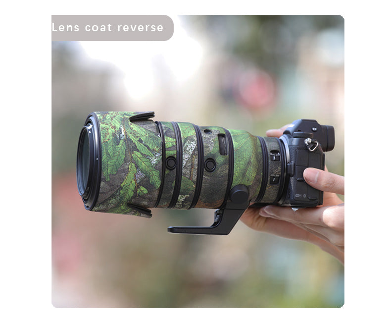 CHASING BIRDS Camouflage Waterproof Lens Coat for NIKON Z 100-400 Rainproof Lens Protective Cover