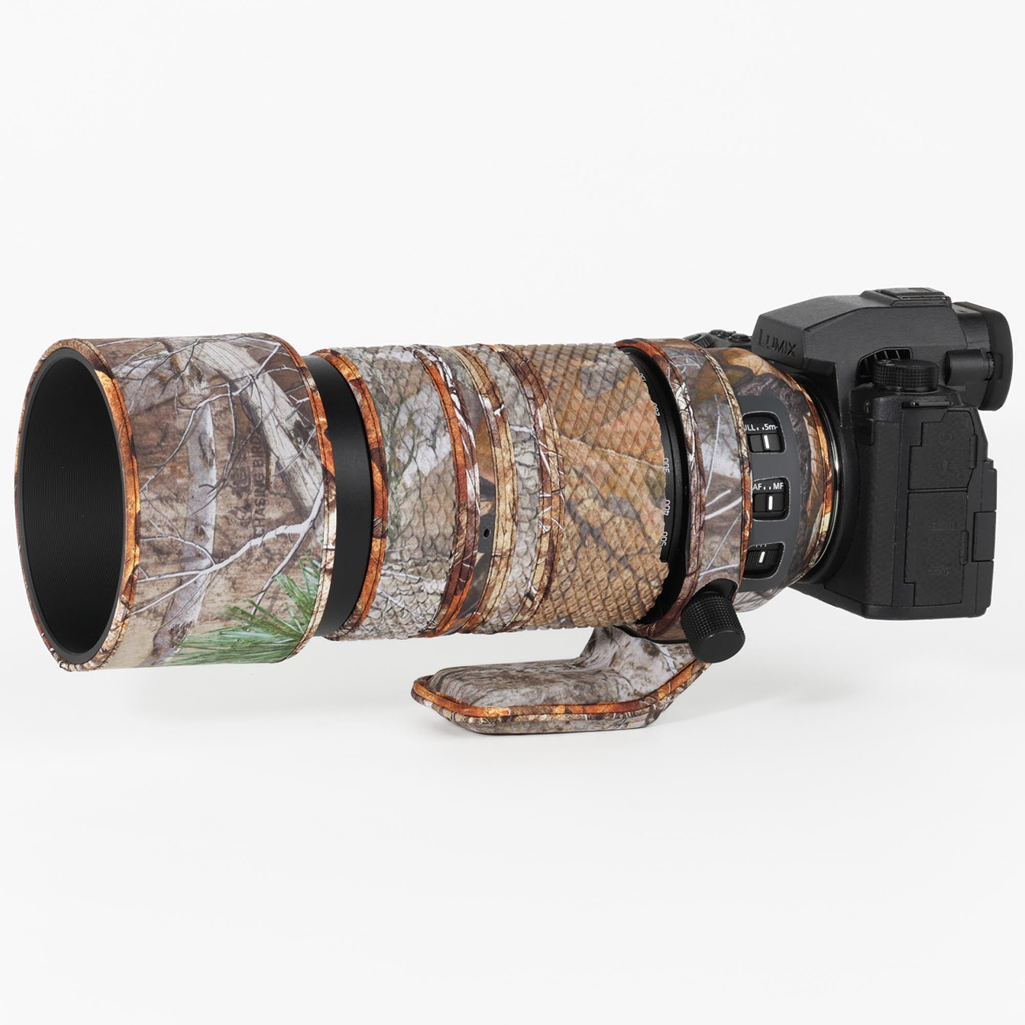 CHASING BIRDS Lens Camouflage Waterproof Coat for LUMIX S 100-500mm F5-7.1 OIS Rainproof Lens Protective Cover Version IV