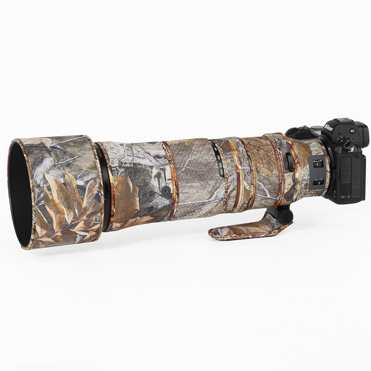 CHASING BIRDS Lens Camouflage Waterproof Coat for NIKON Z 180-600mm F5.6 VR Rainproof Lens Protective Cover Version IV