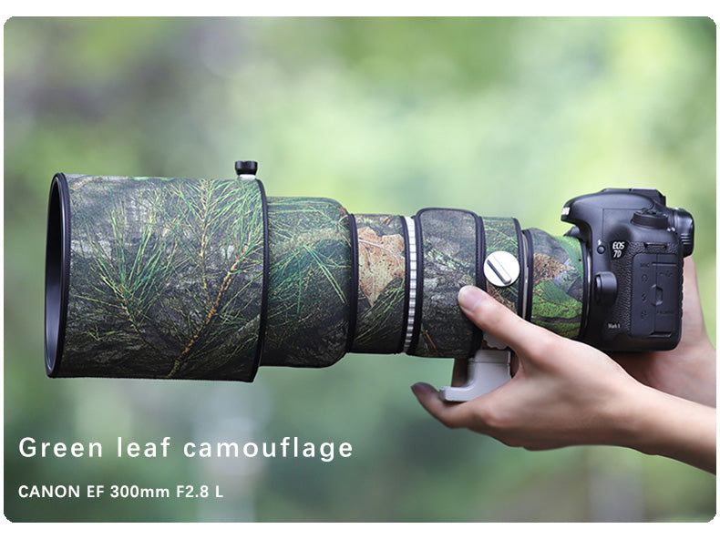 CHASING BIRDS Camouflage Waterproof Lens Coat for Canon EF 300mm F2.8 L Rainproof Lens Protective Cover