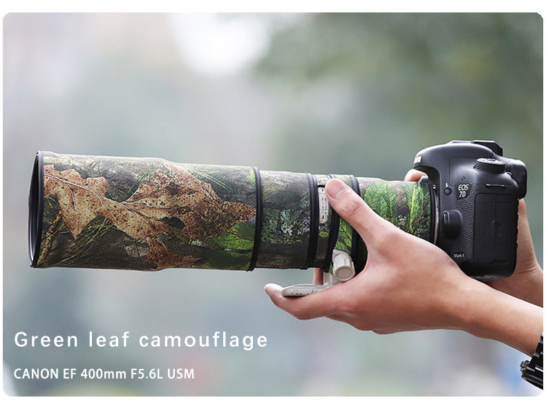 CHASING BIRDS Camouflage Waterproof Lens Coat for Canon EF 400mm F5.6 L USM Rainproof Lens Protective Cover