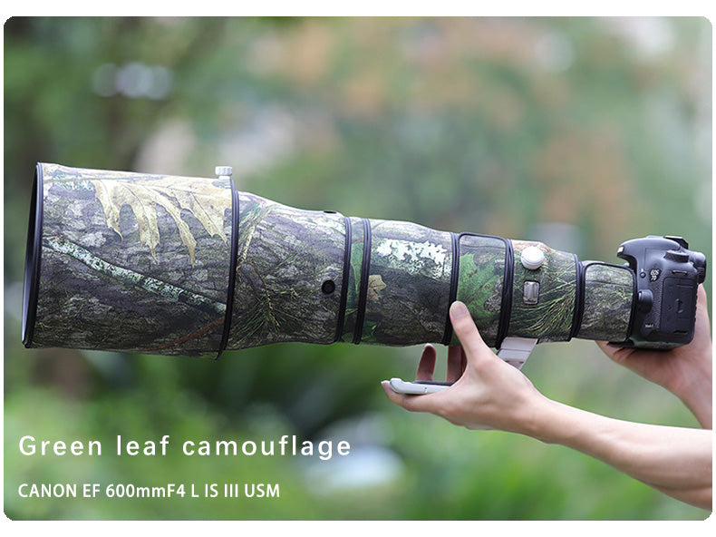 CHASING BIRDS Camouflage Waterproof Lens Coat for Canon EF 600mm F4 L is III USM Rainproof Lens Protective Cover