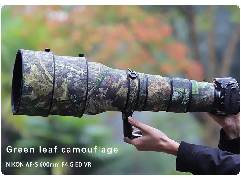 CHASING BIRDS Camouflage Waterproof Lens Coat for Nikon AF-S 600mm F4 G ED VR Rainproof Lens Protective Cover