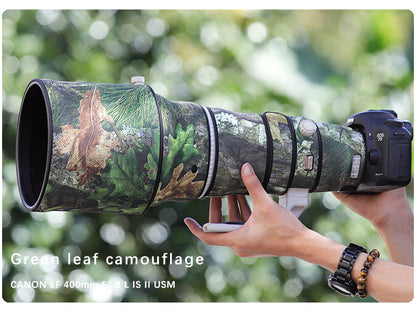 CHASING BIRDS Camouflage Waterproof Lens Coat for Canon EF 400mm F2.8 L is II USM Rainproof Lens Protective Cover