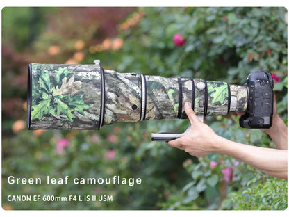 CHASING BIRDS Camouflage Waterproof Lens Coat for Canon EF 600mm F4 L is II USM Rainproof Lens Protective Cover