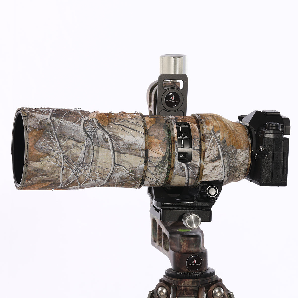 CHASING BIRDS Lens Camouflage Waterproof Coat for Olympus 300mm F4.0 IS PRO Rainproof Lens Protective Cover Version IV