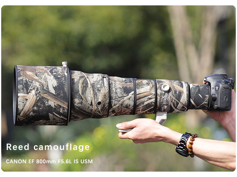 CHASING BIRDS Camouflage Waterproof Lens Coat for Canon EF 800mm F5.6 L is USM Rainproof Lens Protective Cover