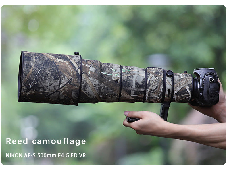 CHASING BIRDS Camouflage Waterproof Lens Coat for Nikon AF-S 500mm f/4 G ED VR Rainproof Lens Protective Cover