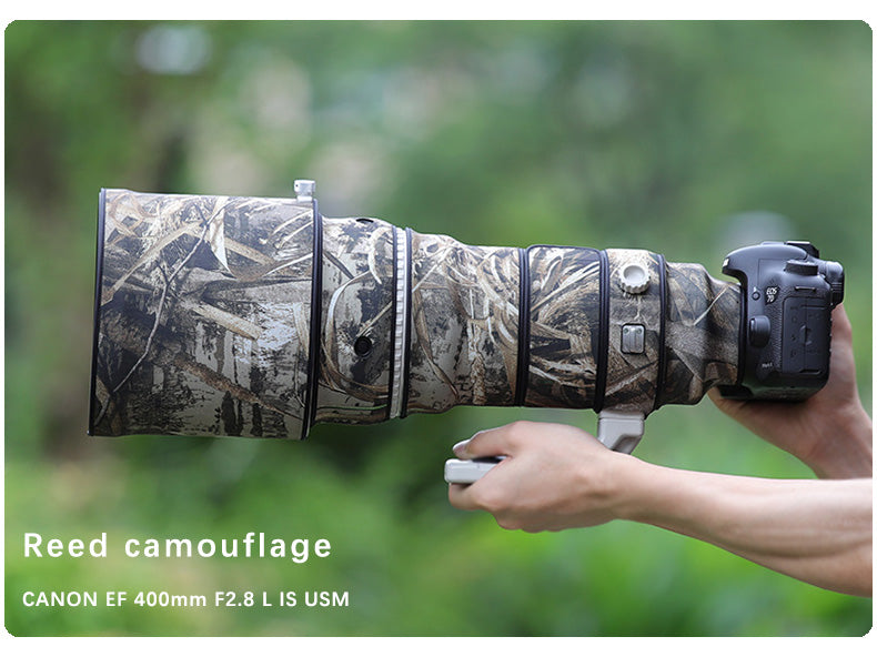 CHASING BIRDS Camouflage Waterproof Lens Coat for Canon EF 400mm F2.8 L is USM Rainproof Lens Protective Cover