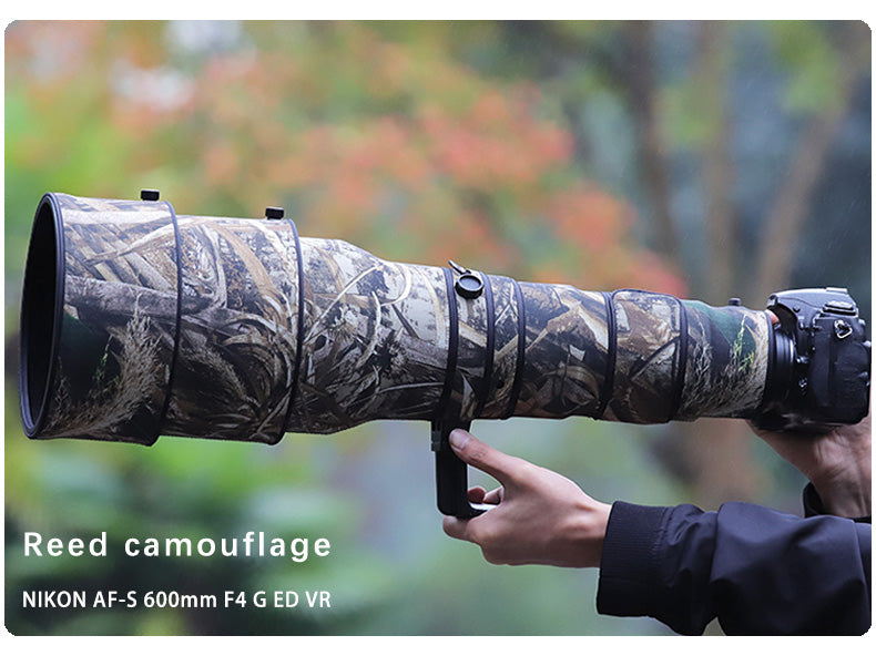 CHASING BIRDS Camouflage Waterproof Lens Coat for Nikon AF-S 600mm F4 G ED VR Rainproof Lens Protective Cover