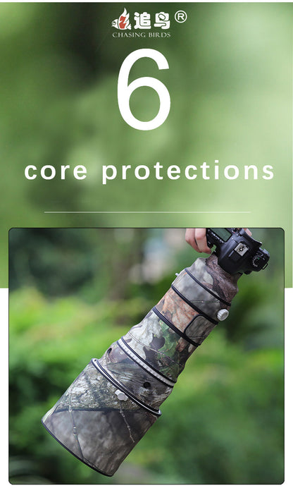 CHASING BIRDS Camouflage Waterproof Lens Coat for Canon EF 400mm F2.8 L is USM Rainproof Lens Protective Cover
