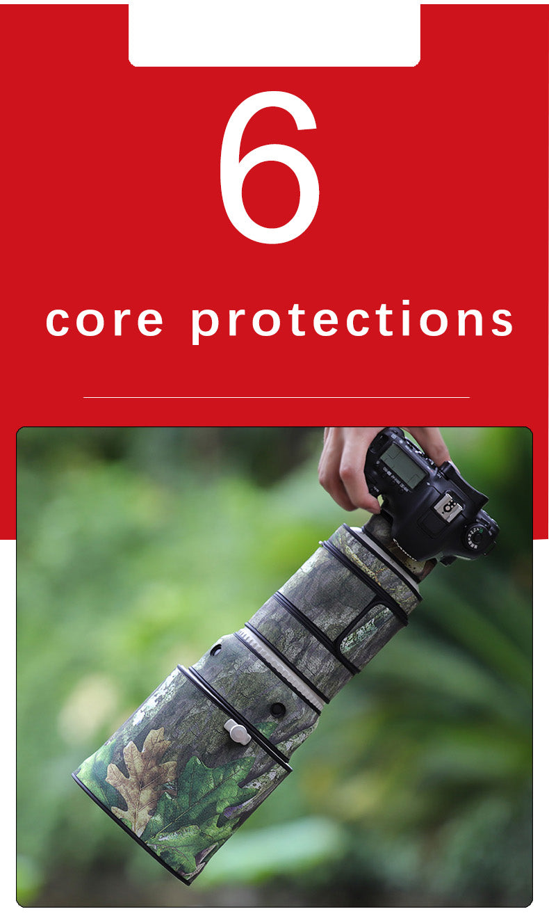 CHASING BIRDS Camouflage Waterproof Lens Coat for Canon EF 300mm F2.8 L is USM Rainproof Lens Protective Cover