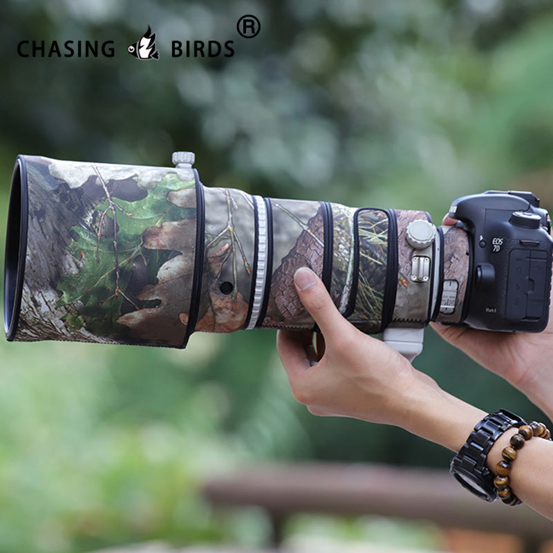 CHASING BIRDS Camouflage Waterproof Lens Coat for CANON EF 300mm F2.8 L IS II USM Rainproof Lens Protective Cover