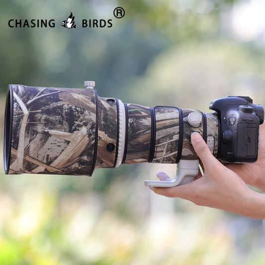CHASING BIRDS Camouflage Waterproof Lens Coat for Canon EF 400mm F4 DO is II USM Rainproof Lens Protective Cover